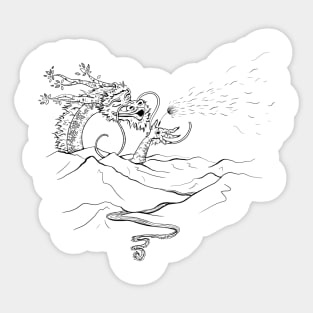 Happy Dragon Sticker